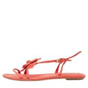 Pre-owned Suede sandals Prada Vintage , Pink , Dames