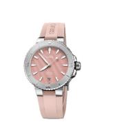 Elegant Mother of Pearl Watch Oris , Pink , Dames