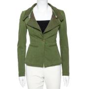 Pre-owned Cotton outerwear Givenchy Pre-owned , Green , Dames