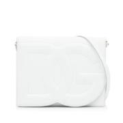 Pre-owned Leather handbags Dolce & Gabbana Pre-owned , White , Dames