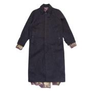 Omkeerbare Carcoat in Gewassen Zwart Wood Wood , Black , Heren
