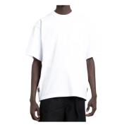 Katoenen T-Shirt met Ronde Hals Sacai , White , Heren