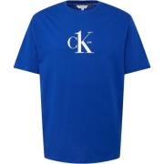 Organisch katoenen CK Wave T-shirt Calvin Klein , Blue , Heren