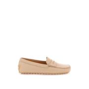 City Gommino Leren Loafers Tod's , Beige , Dames