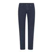 Ultra Slim Linnen Broek Kiton , Blue , Heren