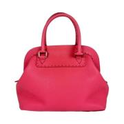 Pre-owned Leather handbags Fendi Vintage , Pink , Dames