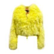 Veren Bomberjack Dsquared2 , Yellow , Dames