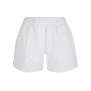 Beige Geborduurde Shorts Kenzo , Beige , Dames