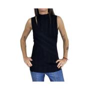 Zwarte Gebreide Top met Schouderopening Diane Von Furstenberg , Black ...