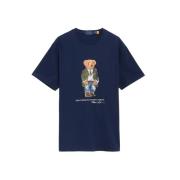 Klassieke Fit Polo Shirt Ralph Lauren , Blue , Heren