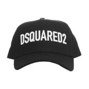 Zwarte hoeden en petten voor heren Dsquared2 , Black , Heren