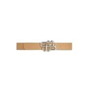 Stijlvolle Riem met mooie gesp Munthe , Beige , Dames