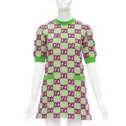 Pre-owned Wool dresses Gucci Vintage , Green , Dames