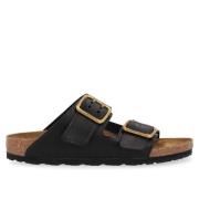 Arizona Bold Gap Sandal Birkenstock , Black , Heren