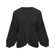 Zwart Oversized Mohair Vest ivy , Black , Dames