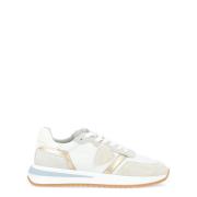 Tropez 2.1 Mondial Sneaker in wit met platina details Philippe Model ,...