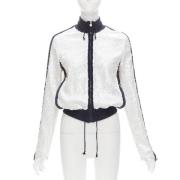 Pre-owned Polyester outerwear Chanel Vintage , White , Dames