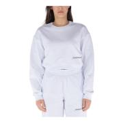 Stijlvolle Crop Sweatshirt Hinnominate , White , Dames