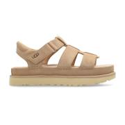 Goudenband platform sandalen UGG , Beige , Dames