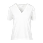 Grifoni Wit V-Hals T-Shirt Mauro Grifoni , White , Dames