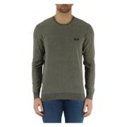 Katoenen Crewneck Sweater Calvin Klein , Gray , Heren