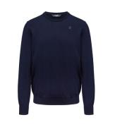 Sebastien Crewneck Sweater K-Way , Blue , Heren