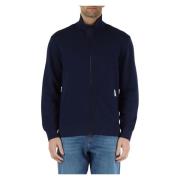Icon Selection Katoenen Sweatshirt Replay , Blue , Heren