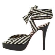 Pre-owned Fabric sandals Dolce & Gabbana Pre-owned , Black , Dames