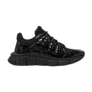 Barocco Trigreca Sneakers Versace , Black , Heren