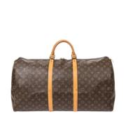 Pre-owned Canvas travel-bags Louis Vuitton Vintage , Brown , Dames