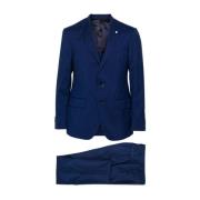 Bluette Suit - Stijlvol en Elegant Luigi Bianchi Mantova , Blue , Here...