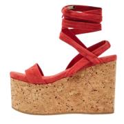 Pre-owned Suede sandals Isabel Marant Pre-owned , Pink , Dames