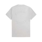 Grafisch T-shirt - Stedelijke Stijl Fred Perry , White , Heren