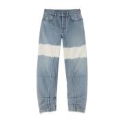 Blauwe Jeans met Color-Block Design Jil Sander , Multicolor , Dames