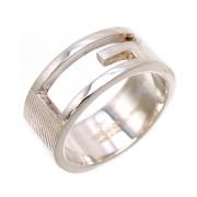Pre-owned Silver rings Gucci Vintage , Gray , Dames