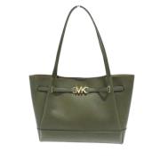 Pre-owned Leather totes Michael Kors Pre-owned , Green , Dames