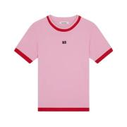 Horizon T-Shirt Wales Bonner , Pink , Dames
