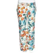 Pre-owned Silk bottoms Dolce & Gabbana Pre-owned , Multicolor , Dames