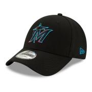 Zwarte Marlins Miami Gm19 Pet New Era , Black , Heren