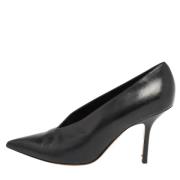 Pre-owned Leather heels Celine Vintage , Black , Dames