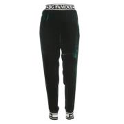 Pre-owned Velvet bottoms Dolce & Gabbana Pre-owned , Green , Dames