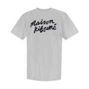 Katoenen T-shirt Maison Kitsuné , White , Heren