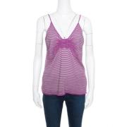 Pre-owned Knit tops Armani Pre-owned , Purple , Dames