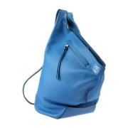 Pre-owned Leather shoulder-bags Loewe Pre-owned , Blue , Dames