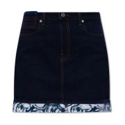 Denim rok Burberry , Blue , Dames