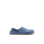 Lutry Premium suède slippers Birkenstock , Blue , Heren