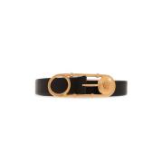 Leren Riem Versace , Black , Dames