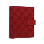 Pre-owned Canvas home-office Gucci Vintage , Red , Dames