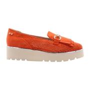 Mocassin - Stijlvol Schoeisel Nathan-Baume , Orange , Dames