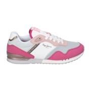 Modieuze Sportschoenen Pepe Jeans , Pink , Dames